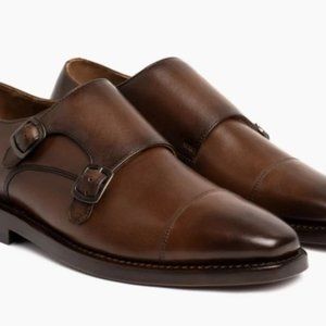 Thursday Boot Co - Men's Saint Double Monk Strap Shoe in Hickory - 10.5